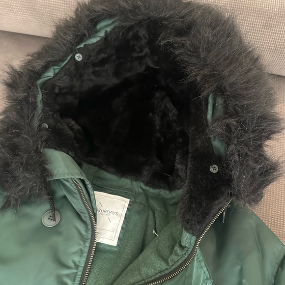 “Saturdays Surf NYC” size L . Dark green Men’s jacket - Picture 4 of 4